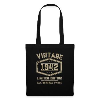 Vintage 1942 80th birthday 80 years - Tote Bag - black - Front