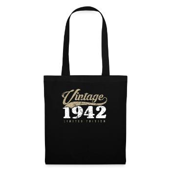 Vintage 1942 80th birthday 80 years - Tote Bag - black - Front