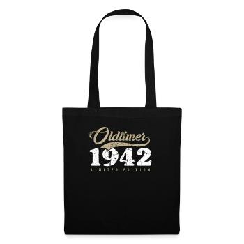 Oldtimer 1942 80th birthday 80 years - Tote Bag - black - Front