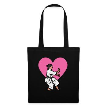Karate love - karate gift idea - Tote Bag - black - Front