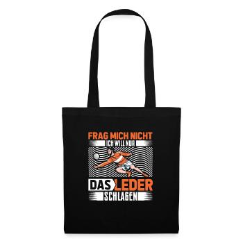Frag mich nicht ich bin Faustballer | Faustball - Stoffbeutel - Schwarz - Vorne
