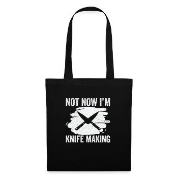 Knifemaking Knife Making Bladesmith Smithing Knife - Tote Bag - black - Front