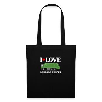 Garbage Man Garbage Truck Garbage Truck Garbage Truck - Tote Bag - black - Front