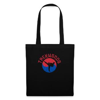 Tae Kwon Do Eum Yang Funny Taekwondo Korean - Tote Bag - black - Front
