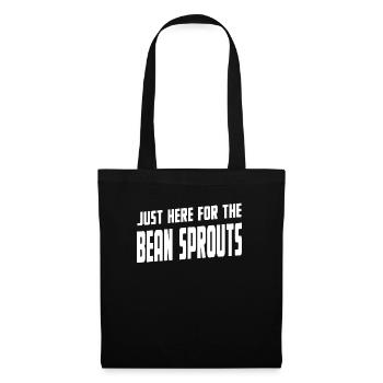 bean sprout - Stoffbeutel - Schwarz - Vorne