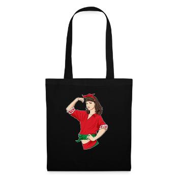 Belarus Girl Unbreakable I Belarus Heritage I - Stoffbeutel - Schwarz - Vorne