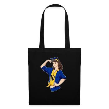 Barbados Girl Unbreakable I Patrimoine de la Barbade - Sac en tissu - noir - Devant