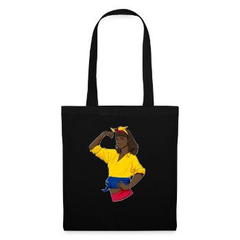 Colombian Girl Unbreakable Colombian Heritage - Tote Bag - black - Front