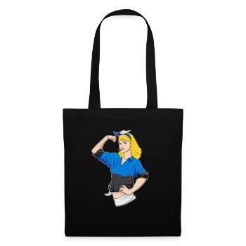 Fille estonienne incassable I Héritage estonien I - Sac en tissu - noir - Devant