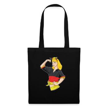 German Girl Unbreakable I German Heritage I - Stoffbeutel - Schwarz - Vorne