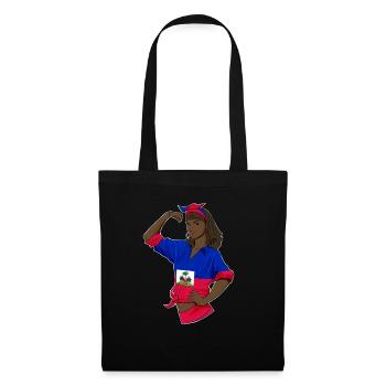 Haitian Girl Unbreakable I Haitian Heritage I - Tote Bag - black - Front