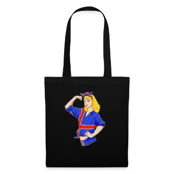 Fille islandaise incassable I Héritage islandais - Sac en tissu - noir - Devant