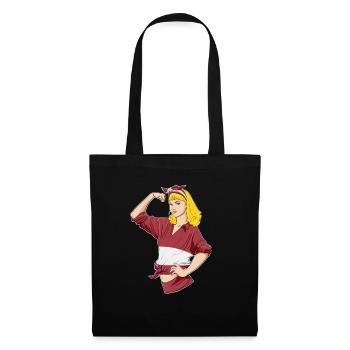 Latvian Girl Unbreakable I Latvian Heritage I - Tote Bag - black - Front