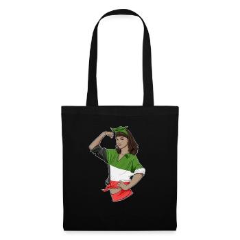 Fille koweïtienne incassable I Héritage koweïtien I - Sac en tissu - noir - Devant