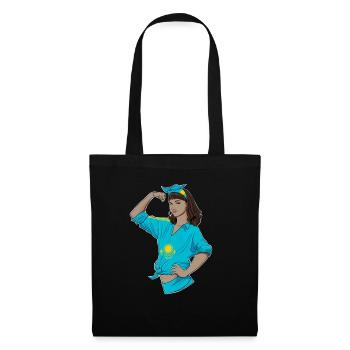 Kazakh Girl Unbreakable I Kazakh Heritage I - Tote Bag - black - Front