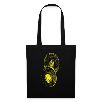 Cymbals Player Line Art - Tote Bag - black - Front