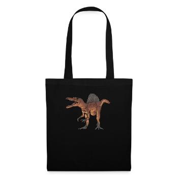 Spinosaurus I Thorn Lizard Cretaceous Fossil - Tote Bag - black - Front
