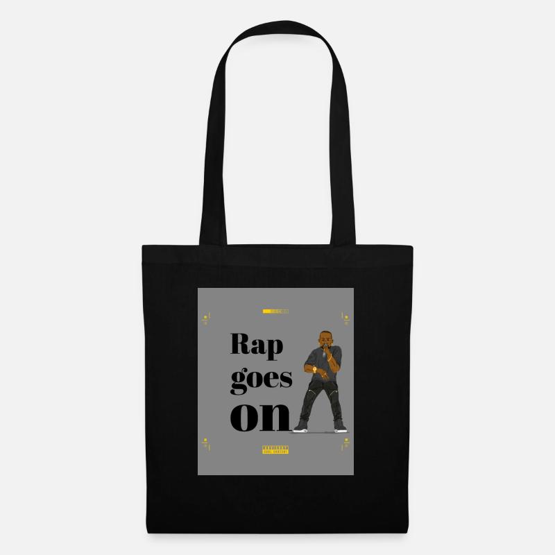 Rap design - Stoffbeutel - Schwarz