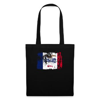 Iowa team geschenk - Stoffbeutel - Schwarz - Vorne
