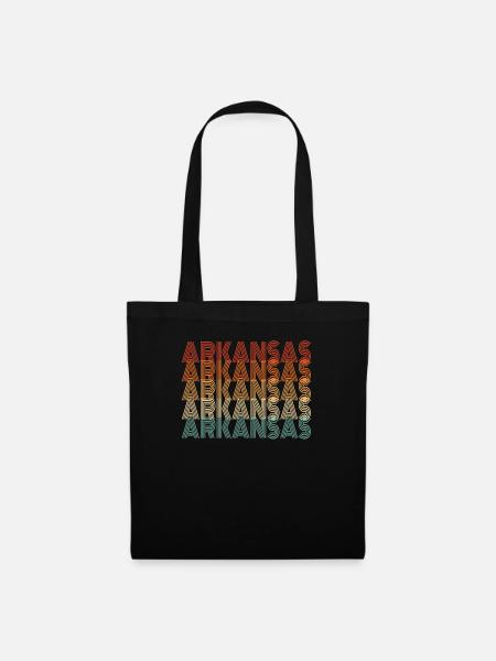 Arkansas haus geschenk - Stoffbeutel - Schwarz