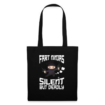 Ninja Tshirt Enfants Hommes Ninjutsu - Sac en tissu - noir - Devant