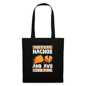 Taco Mexico Food Fast Food Nachos Fiesta Salsa - Tote Bag - black - Front