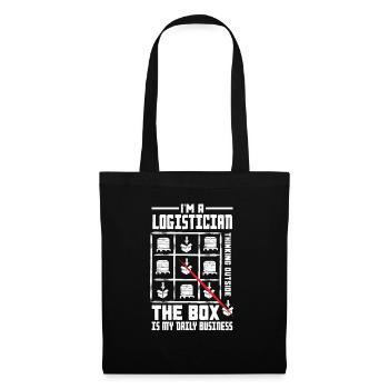 Logistics Logistician Thinking Outside The Box - Tote Bag - black - Front