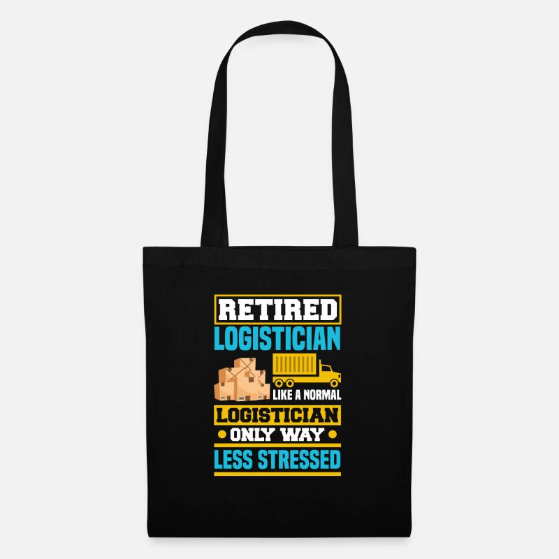 Logistics Logistician Retired Logistician - Tote Bag - black