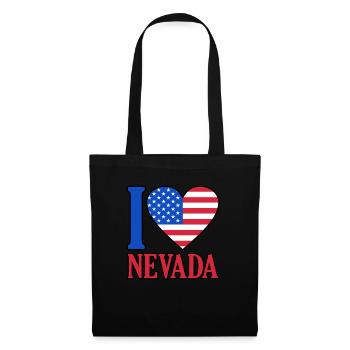 Nevada Usa flag gift - Tote Bag - black - Front