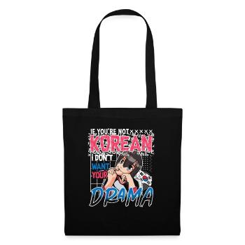 Korean Pop Design for a K-Pop Fashion Fan - Tote Bag - black - Front