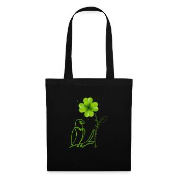 You are my lucky charm Eagle Shamrock - Tote Bag - black - Front