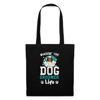 Rockin' The Dog Groomer Life Pet Grooming - Tote Bag - black - Front