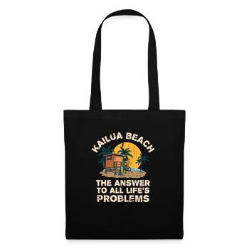 Kailua Beach Answer To All Life's Problems - Tote Bag - black - Front
