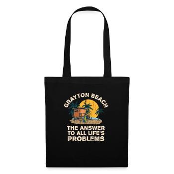 Grayton Beach Answer To All Life's Problems - Tote Bag - black - Front