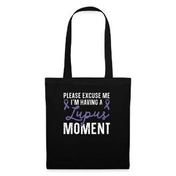 J’ai un moment de lupus Conscience du lupus - Sac en tissu - noir - Devant