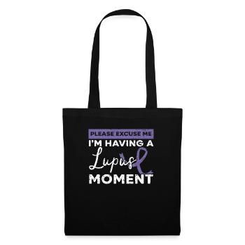 J’ai un moment de lupus Conscience du lupus - Sac en tissu - noir - Devant