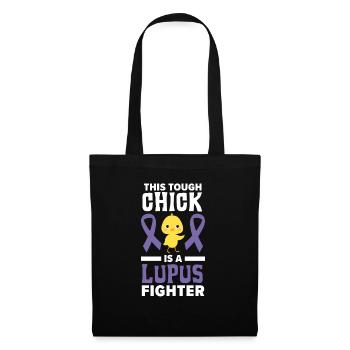Ce poussin est un combattant du lupus lupus conscience - Sac en tissu - noir - Devant