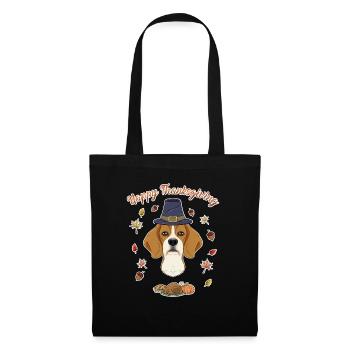 Happy Thanksgiving I Dog Lover I Beagle - Tote Bag - black - Front