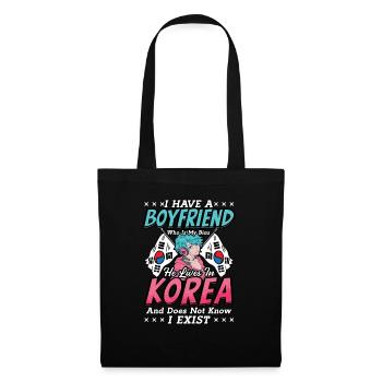 Korean Pop Design for a K-Pop Fashion Fan - Tote Bag - black - Front