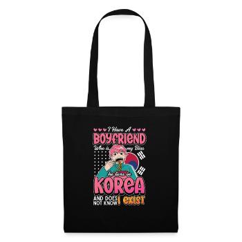 Design pop coréen pour un fan de mode K-Pop - Sac en tissu - noir - Devant