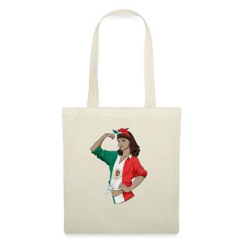 Mexican Girl Unbreakable I Mexican Heritage I - Stoffbeutel - Natur - Vorne