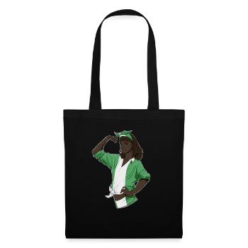 Fille nigériane incassable I Héritage nigérian I - Sac en tissu - noir - Devant