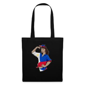 Filipino Girl Unbreakable Filipino Heritage - Stoffbeutel - Schwarz - Vorne