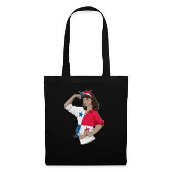Panamanian Girl Unbreakable Panamanian Heritage - Stoffbeutel - Schwarz - Vorne