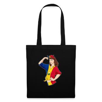Romanian Girl Unbreakable I Romanian Heritage I - Tote Bag - black - Front