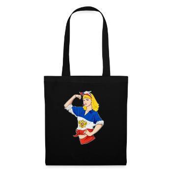 Russian Girl Unbreakable I Russian Heritage I - Stoffbeutel - Schwarz - Vorne