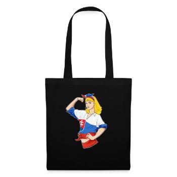 Slovak Girl Unbreakable I Slovak Heritage I - Tote Bag - black - Front