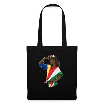 Seychelles Girl Unbreakable I Heritage Seychelles - Sac en tissu - noir - Devant