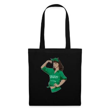 Fille arabe incassable I Héritage arabe I Saoudien - Sac en tissu - noir - Devant