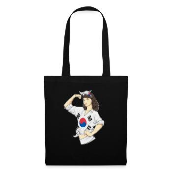 Fille sud-coréenne Incassable I Héritage Sud - Sac en tissu - noir - Devant
